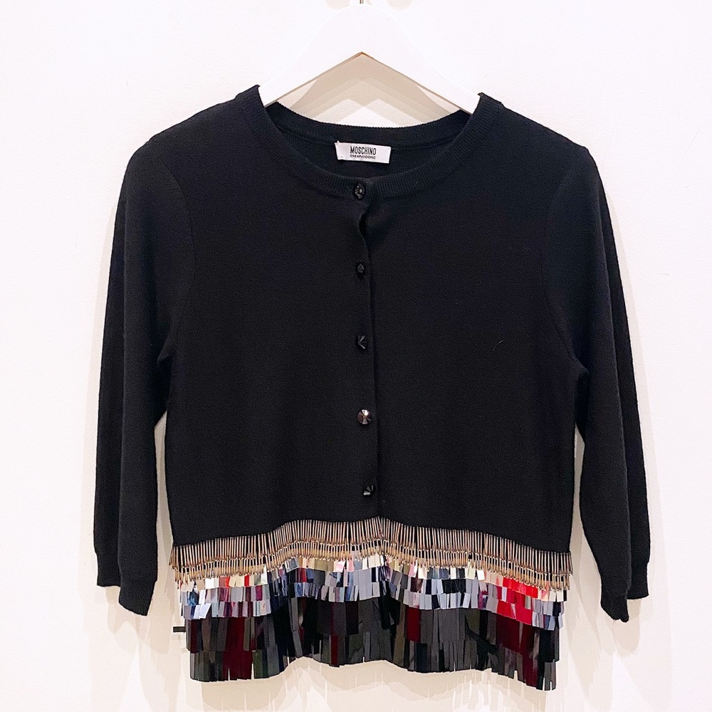 Moschino Cheap & Chic Black Cardigan - S